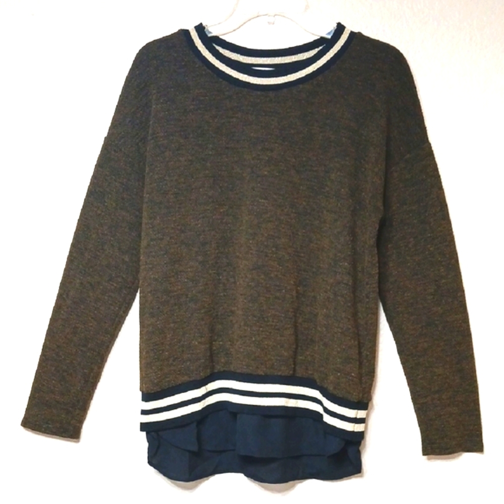 LES-LIS Woven Sweater Top